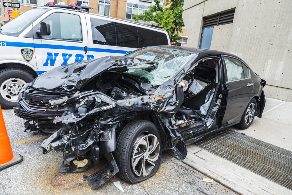 New York City, USA, Car Accident