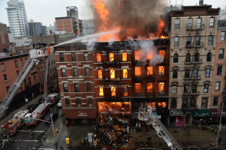 gas explosion accident NYC
