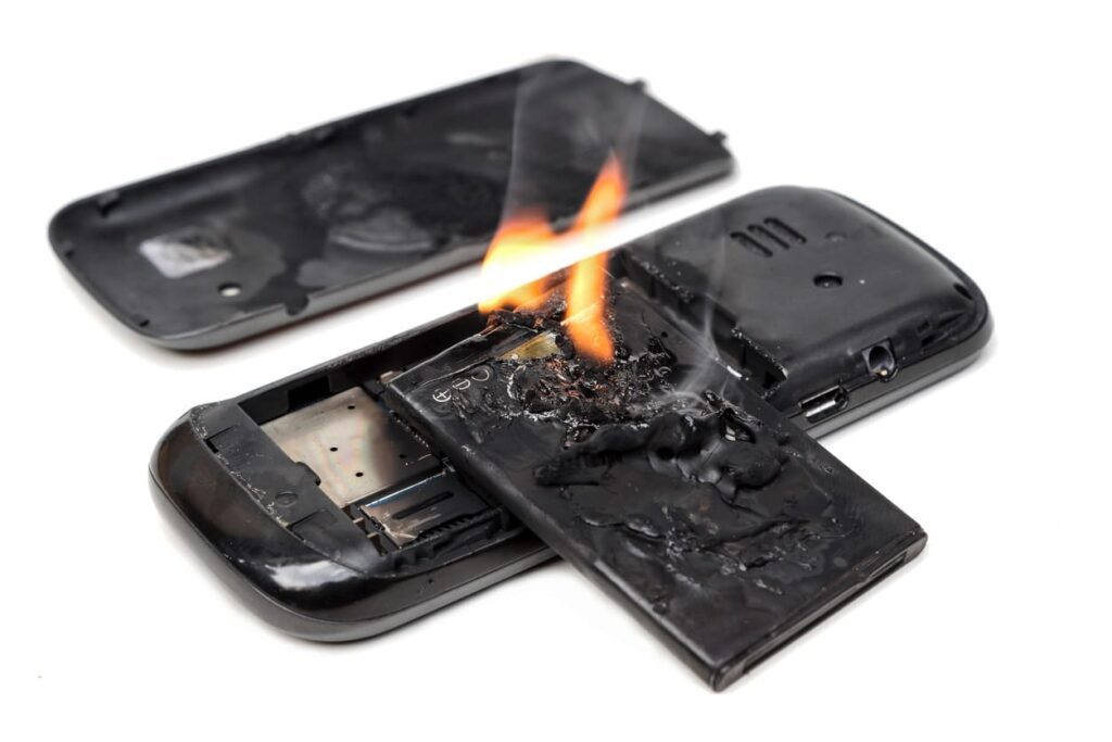 lithium battery fire