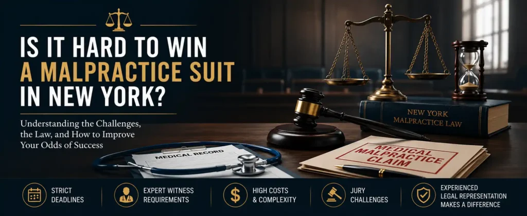 Is It Hard to Win a Malpractice Suit in New York