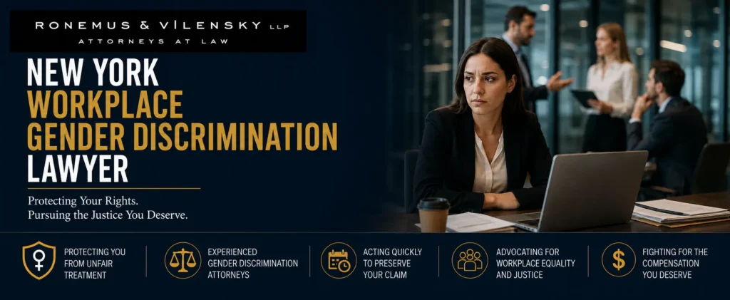 New York Workplace Gender Discrimination Lawyer Ronemus Vilensky