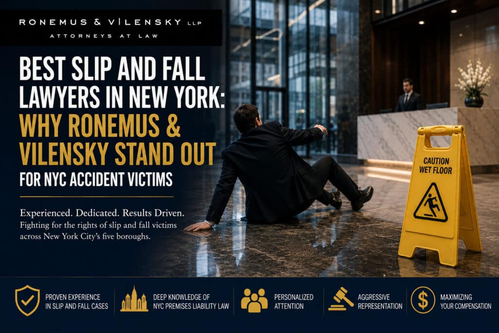 Why Ronemus Vilensky Stand Out for NYC Accident Victims
